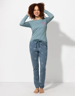 Discount Pyjamaoberteil - Print - Damen Nachtwäsche