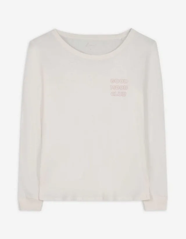 Discount Pyjamaoberteil - Schriftzug - Damen Nachtwäsche