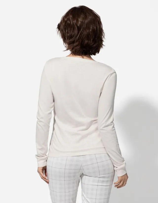 Discount Pyjamaoberteil - Schriftzug - Damen Nachtwäsche