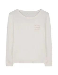 Discount Pyjamaoberteil - Schriftzug - Damen Nachtwäsche