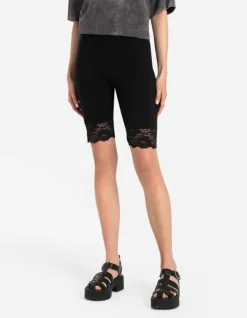 Online Radlerhose - Spitzenbesatz Damen Hosen