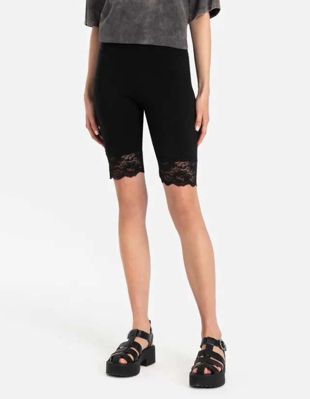 Online Radlerhose - Spitzenbesatz Damen Hosen