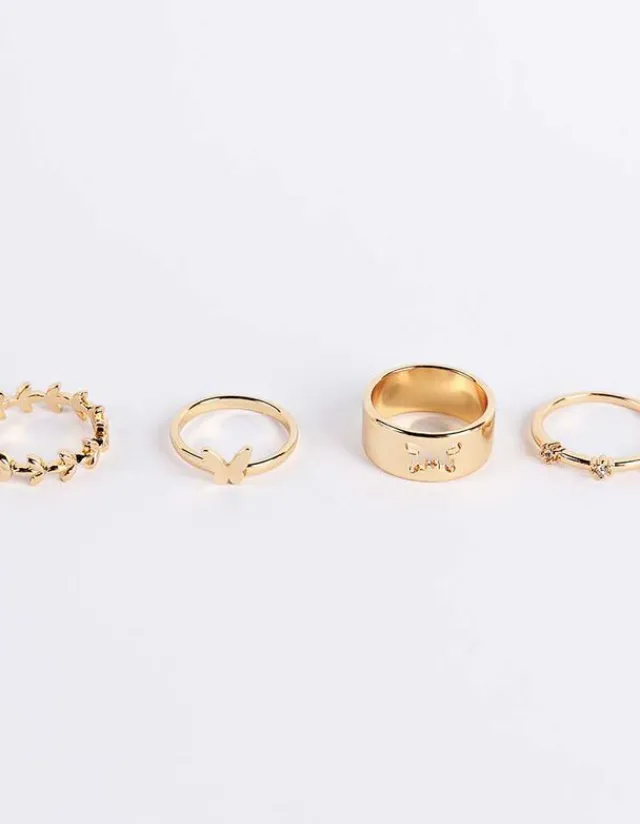 New Ring - 4er-Pack Damen Accessoires