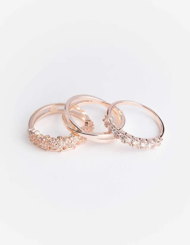 Fashion Ring - 3er-Pack - Damen Accessoires