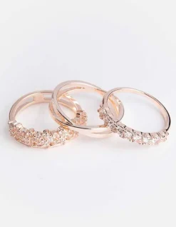 Fashion Ring - 3er-Pack - Damen Accessoires