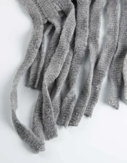 Discount Schal - Fransen an den Abschl&uuml;ssen Damen Accessoires