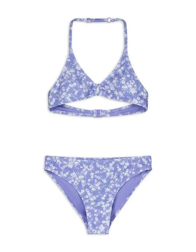Fashion Set aus Bikinitop und Bikinislip - Allover-Print - Kinder Mädchenkleidung