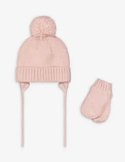 New Set aus M&uuml;tze und Handschuhe - Fleece-Futter - Kinder Baby-jungen (56-92)|Jungenkleidung