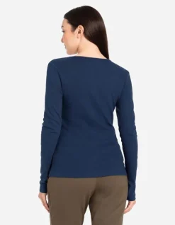 Fashion Shirt - Baumwoll-Mix - Damen Langarmshirts