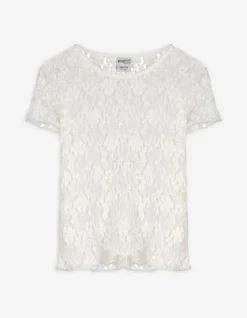 Discount Shirt - Lochspitze - Kinder Mädchenkleidung
