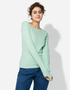 Best Shirt - Rippenstruktur - Damen Langarmshirts