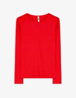 Discount Shirt - Rippenstruktur - Damen Langarmshirts