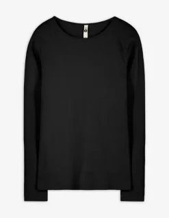 Discount Shirt - Rippenstruktur - Damen Langarmshirts