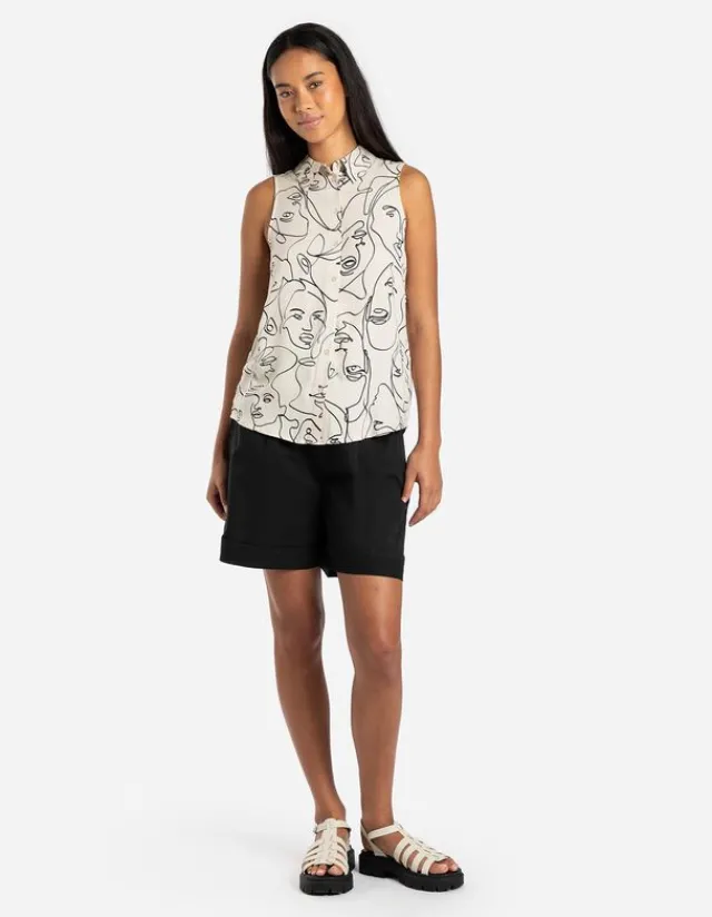 Online Shorts - Bindegürtel Damen Hosen