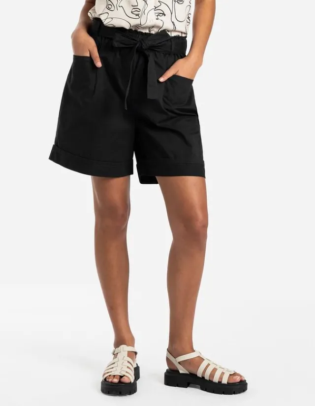 Online Shorts - Bindegürtel Damen Hosen