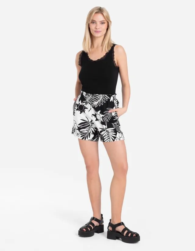 Outlet Shorts - Leinen-Mix Damen Hosen