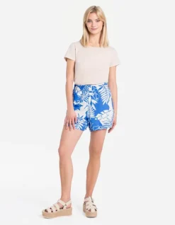 Discount Shorts - Leinen-Mix Damen Hosen