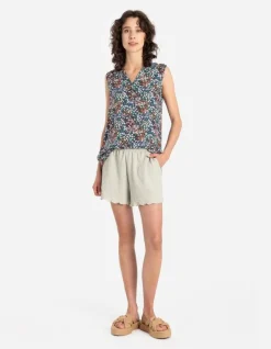 Discount Shorts - Muschelsaum Damen Hosen