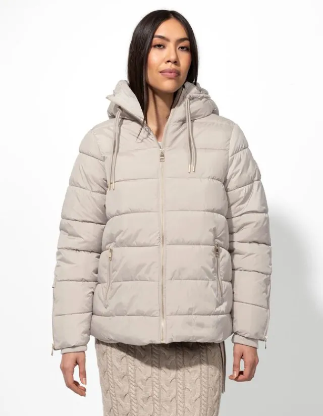 Outlet Steppjacke - Tunnelzug am Saum - Damen Jacken