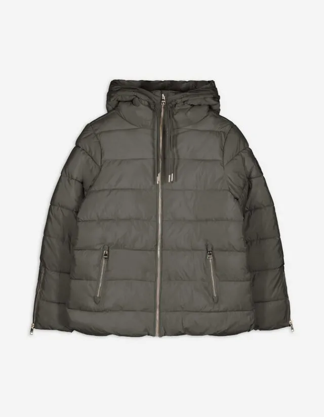 New Steppjacke - Tunnelzug am Saum - Damen Jacken