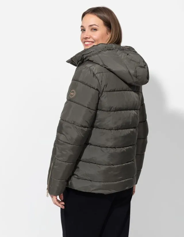 New Steppjacke - Tunnelzug am Saum - Damen Jacken