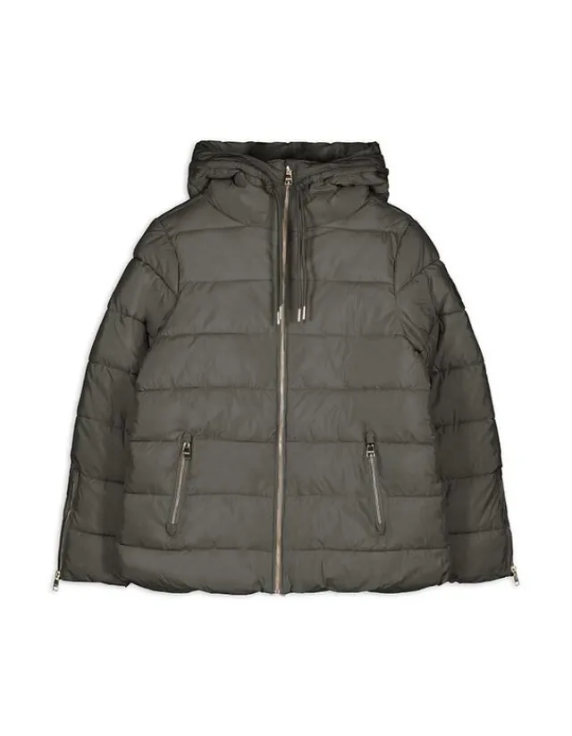 New Steppjacke - Tunnelzug am Saum - Damen Jacken
