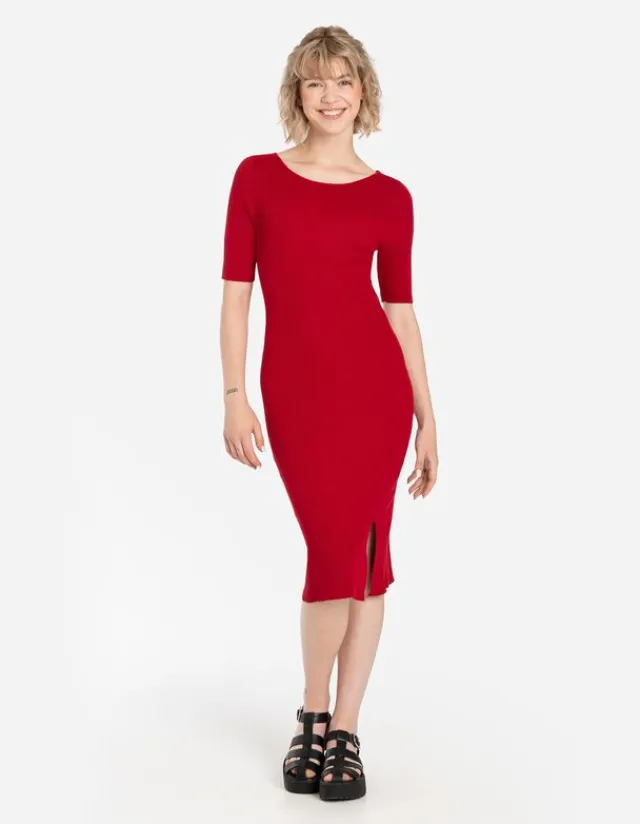 Online Strickkleid - U-Ausschnitt - Damen Kleider
