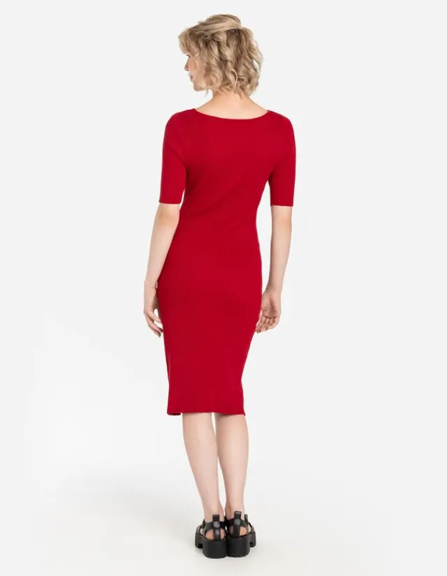 Online Strickkleid - U-Ausschnitt - Damen Kleider