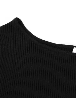 New Strickkleid - U-Ausschnitt - Damen Kleider