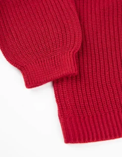 New Strickpullover - Spitzenbesatz - Damen Pullover