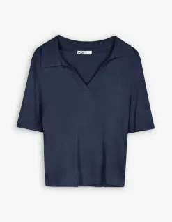 New Strickshirt - Viskose-Mix - Damen Pullover