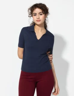 New Strickshirt - Viskose-Mix - Damen Pullover