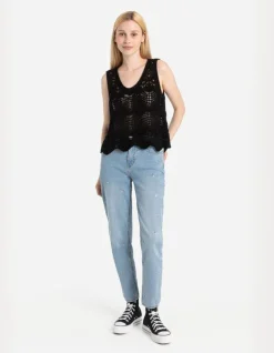Online Stricktop - Lochstrick Damen Röcke