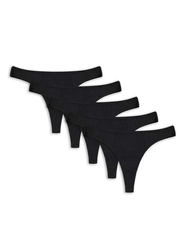 Online String - 5er-Pack Damen Unterwäsche