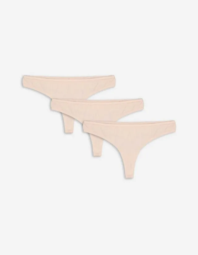 Online String - 3er-Pack Damen Unterwäsche