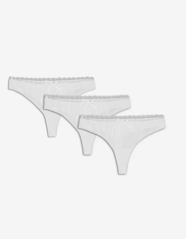 New String - 3er-Pack Damen Unterwäsche
