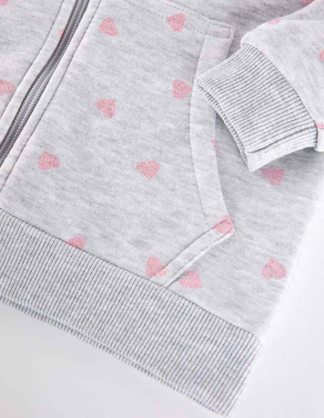 Sale Sweatjacke - Allover-Print Kinder Mädchenkleidung