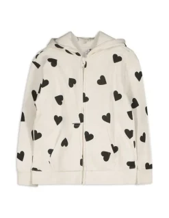 Discount Sweatjacke - Allover-Print - Kinder Mädchenkleidung
