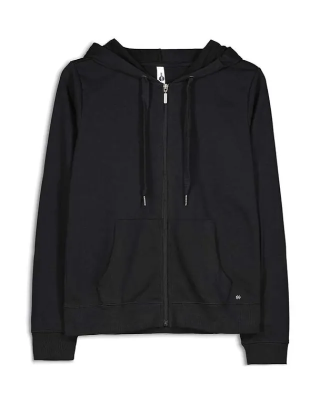 Outlet Sweatjacke - einfarbig Damen Sweatjacken