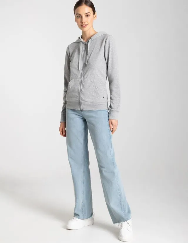 Online Sweatjacke - Kapuze mit Tunnelzug Damen Sweatjacken