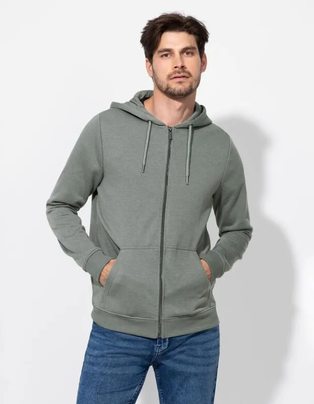 Online Sweatjacke - Kapuze mit Tunnelzug - Herren Sweatjacken