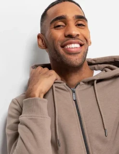 Fashion Sweatjacke - Kapuze mit Tunnelzug - Herren Sweatjacken