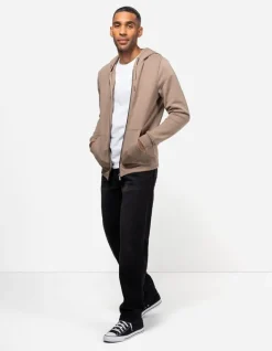 Fashion Sweatjacke - Kapuze mit Tunnelzug - Herren Sweatjacken
