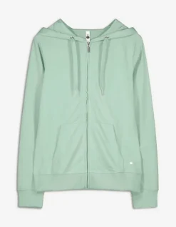 Discount Sweatjacke - Kapuze mit Tunnelzug - Damen Sweatjacken