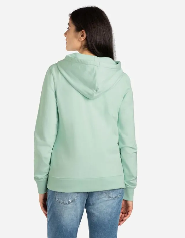 Discount Sweatjacke - Kapuze mit Tunnelzug - Damen Sweatjacken