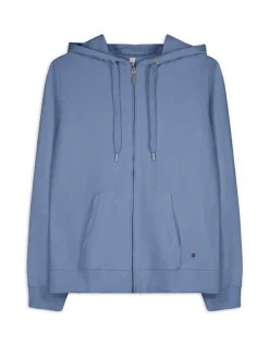 Discount Sweatjacke - Kapuze mit Tunnelzug - Damen Sweatjacken
