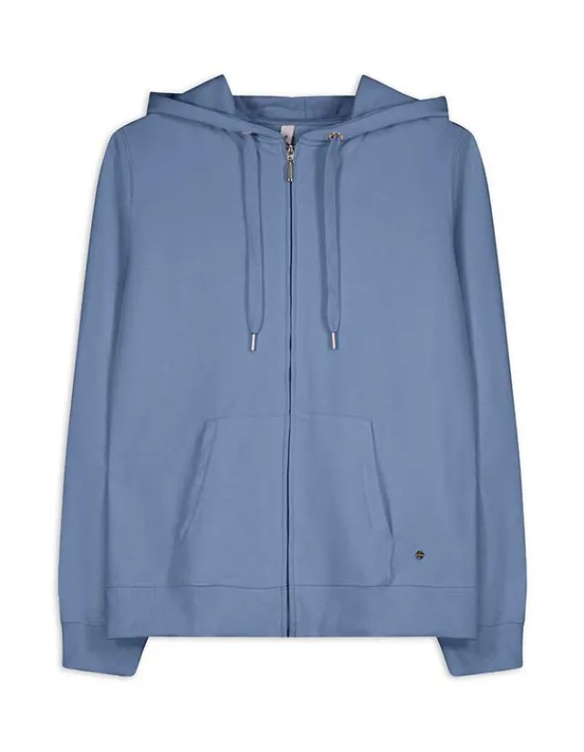 Discount Sweatjacke - Kapuze mit Tunnelzug - Damen Sweatjacken