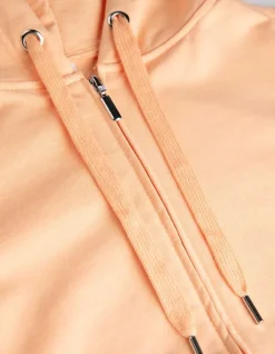 Fashion Sweatjacke - Kapuze mit Tunnelzug - Damen Sweatjacken