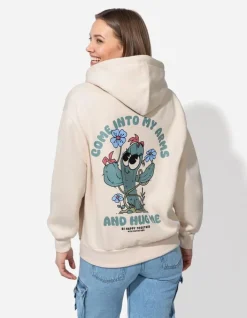 New Sweatjacke - Rückenprint - Damen Sweatjacken