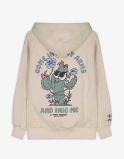 New Sweatjacke - Rückenprint - Damen Sweatjacken
